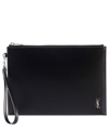Saint Laurent Tablet Holder Tiny Cassandre Small Bags In Black