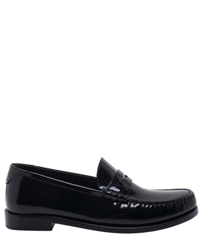 Saint Laurent Loafers In Black