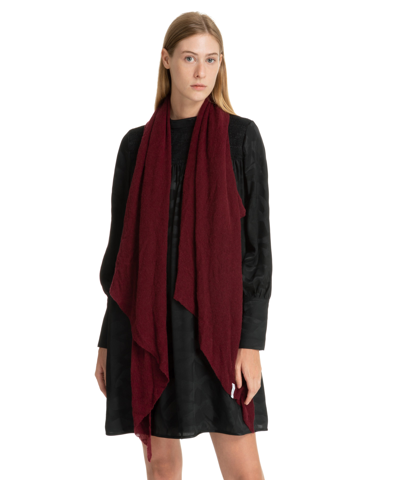 Pin1876 By Botto Giuseppe Cashmere Scarf In Red