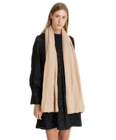 Pin1876 By Botto Giuseppe Cashmere Scarf In Beige