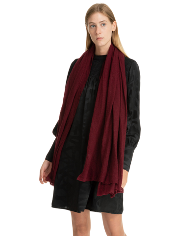 Pin1876 By Botto Giuseppe Cashmere Scarf In Red