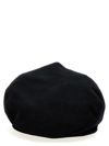 DOLCE & GABBANA VELVET CAP HATS BLACK