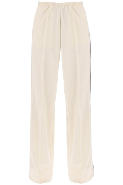 Palm Angels Classic Loose Track Pants In White