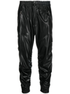 MARANT ETOILE RUCHED CROPPED TROUSERS