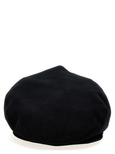 Dolce & Gabbana Velvet Cap In Black