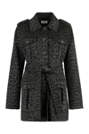 P.a.r.o.s.h Parosh Wool Blazer In Animalier
