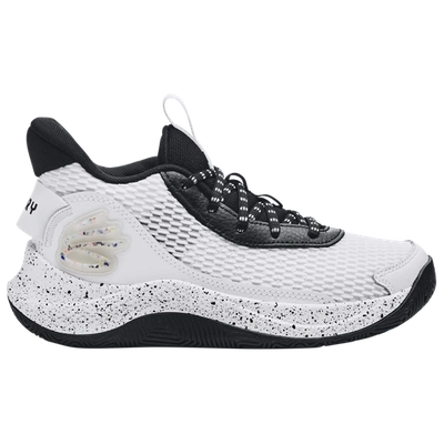 Under Armour Kids' Boys  Curry 3z7 In White/black