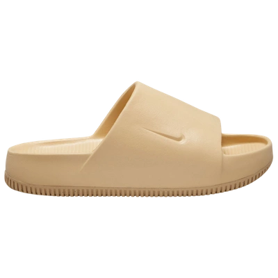 Nike Women's Calm Slide Sandals From Finish Line In Brown