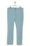 14th & Union The Wallin Stretch Twill Trim Fit Chino Pants In Blue Smoke