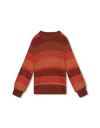 CHLOÉ RED SHADED STRIPED SWEATER