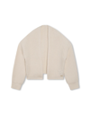 CHLOÉ IVORY KNITTED OPEN CARDIGAN