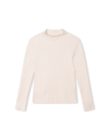 CHLOÉ IVORY RIBBED KNITTED PULLOVER