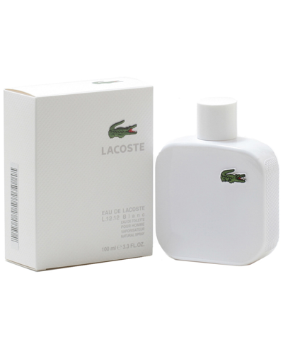 Lacoste Eau De  Blanc 3.3oz Eau De Toilette Spray In Multicolor