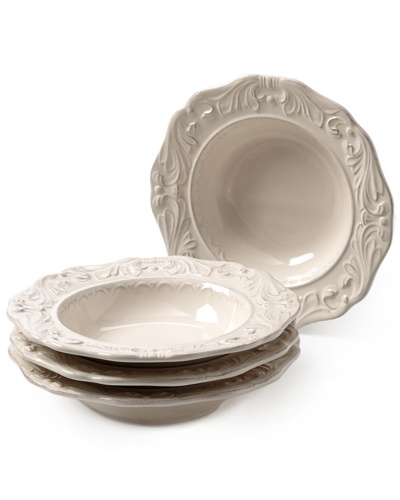 Certified International Firenze Set Of Four 9.75in Soup Bowls In No Color