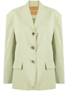 Rejina Pyo Enzo Single-breasted Blazer In Green