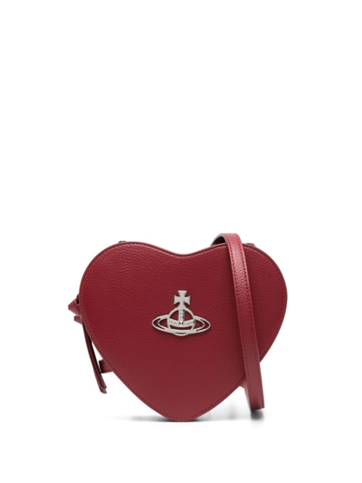 Vivienne Westwood Louise Faux-leather Crossbody Bag In Red