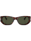 PERSOL TORTOISESHELL-EFFECT OVAL-FRAME SUNGLASSES