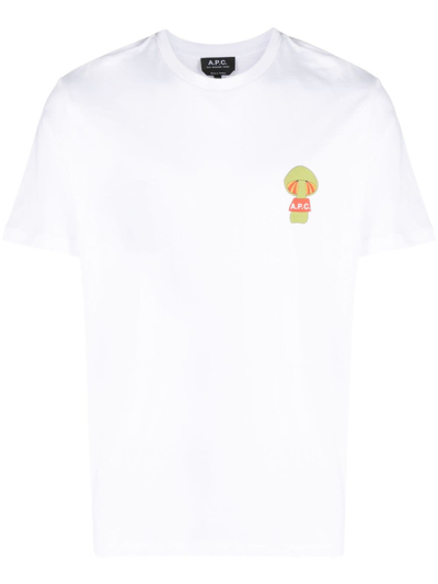 Apc Remy T-shirt In Beige