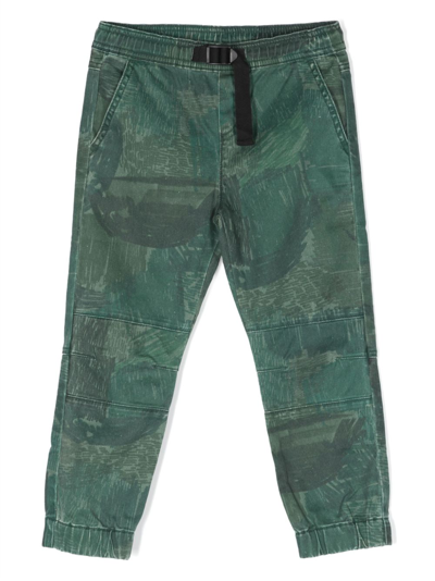 Stella Mccartney Kids' Elasticated-waist Denim Jeans In Green