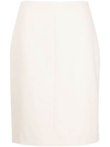 VINCE SEAMED-FRONT PENCIL SKIRT
