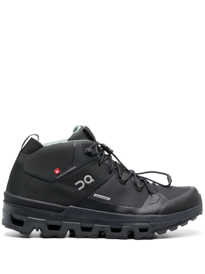 On Running Cloudtrax Waterproof Sneakers In Black
