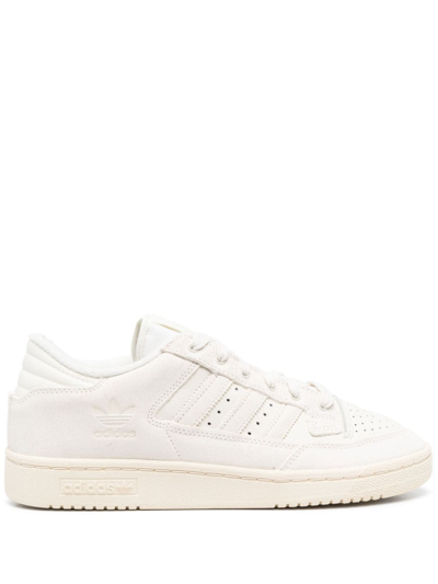 Adidas Originals Centennial 85 Suede Sneakers In White