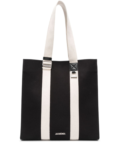 Jacquemus Le Cabas Cuerda Tote Bag In Black