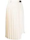 UNDERCOVER FULLY-PLEATED ZIP-UP SKIRT