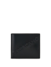 Ferragamo Logo-embossed Bi-fold Wallet In Black