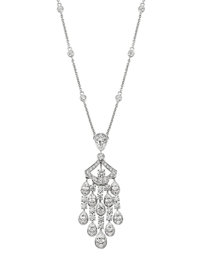 Graff 18k 7.18 Ct. Tw. Diamond Drop Necklace (authentic )