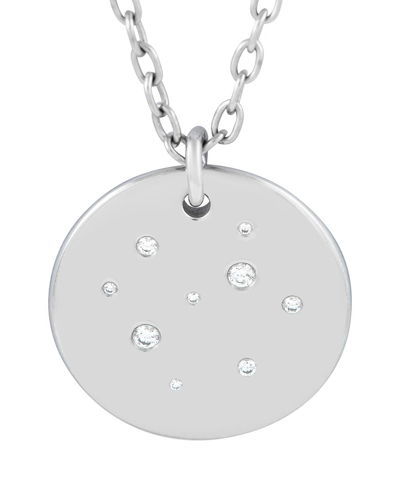 Tiffany & Co . 18k 0.20 Ct. Tw. Diamond Pendant Necklace (authentic )