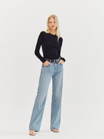 Reformation Val 90s Mid Rise Wide Leg Jeans In Atwood