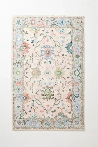 Anthropologie Madeira Rug By  In Pink Size 2.5x9 In Pink