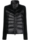 Moncler Fleece Down Puffer Jacket In Multi-colored