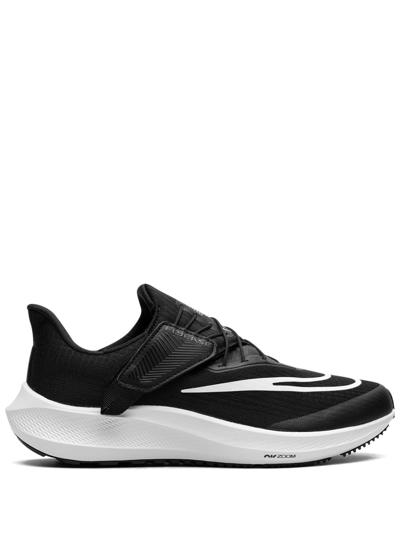 Nike Womens  Zoom Pegasus Flyease In Black/white/gray