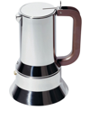 Alessi 9090 Espresso Coffee Maker (14,5x23cm) In Black