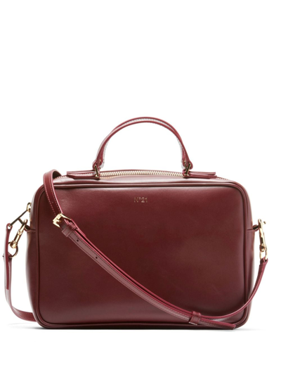 N°21 Bauletto Leather Shoulder Bag In Bordeaux