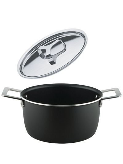 Alessi Casserole Pot (20cm) In 011 Black