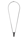 RICK OWENS TRUNK-CRYSTAL CHARM NECKLACE