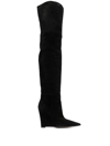 ALEVÌ 110MM THIGH-HIGH SUEDE BOOTS