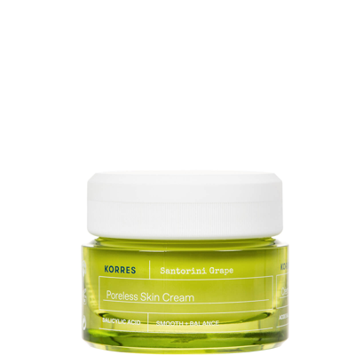 Korres Santorini Grape Poreless Skin Cream In Transparent