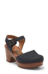 B O C By Born Natasha Clog Platform Pump In Nvy Nubuck