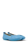 Camper Right Nina Ballet Flat In Medium Blue