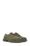 Camper Pix 30mm Striped Lace-up Shoes In Medium Green