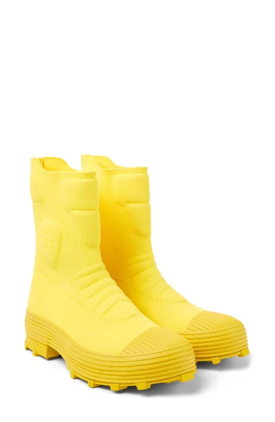 Camperlab Traktori Ankle Boots In Bright Yellow