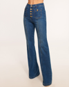 Ramy Brook Cindy High-rise Wide Leg Flare Jean In Medium Wash