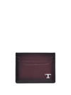 TOD'S LOGO-PLAQUE CREDIT CARD HOLDER