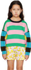 STELLA MCCARTNEY KIDS MULTICOLOR STRIPED SWEATER