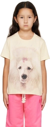 ACNE STUDIOS KIDS OFF-WHITE PRINTED T-SHIRT