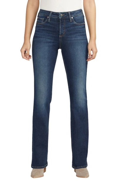 Silver Jeans Co. Infinite Fit Mid Rise Bootcut Jeans In Indigo